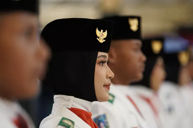 Resmi Dikukuhkan, Paskibraka Sleman Siap Mengibarkan Bendera HUT ke-81 RI