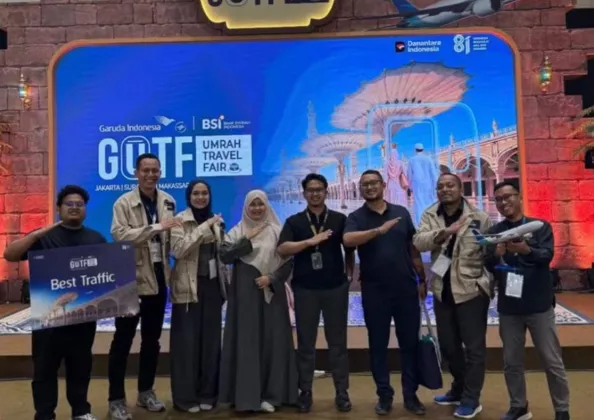 TOP! Freshnel Kembali Raih Penghargaan Best Traffic Garuda Umroh Travel Fair 2026