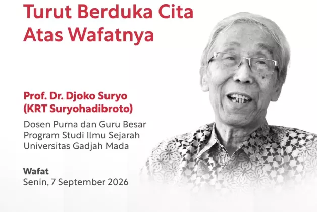 Keluarga Besar FIB UGM Berduka, Guru Besar Sejarah Prof Djoko Suryo Wafat