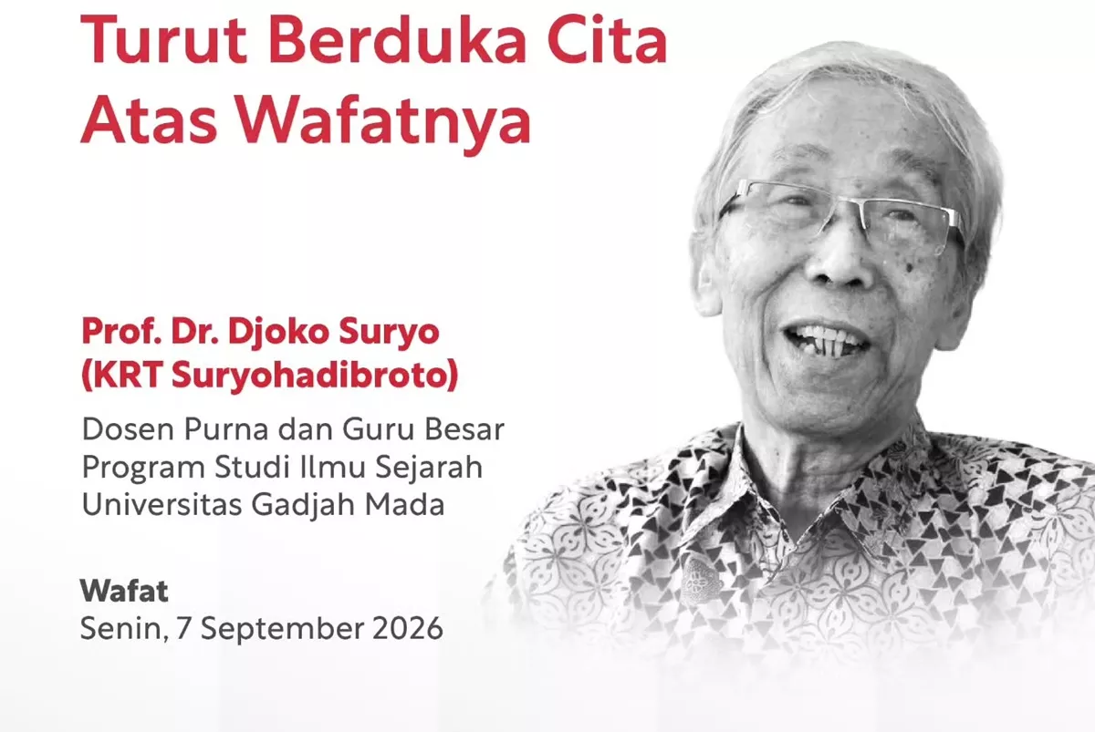 Keluarga Besar FIB UGM Berduka, Guru Besar Sejarah Prof Djoko Suryo Wafat