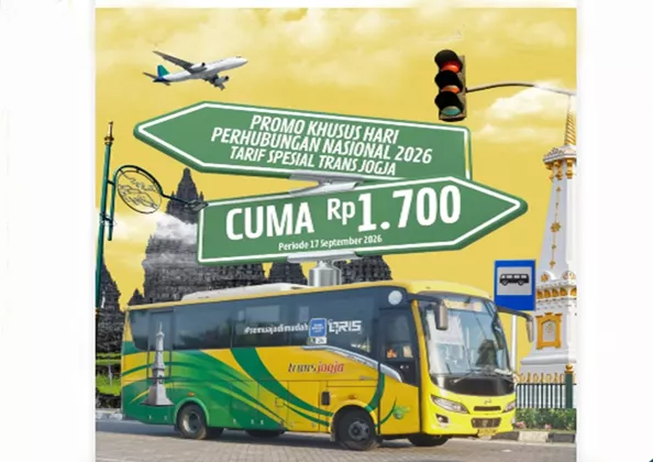 Spesial Harhubnas 2026, Tarif Trans Jogja Cuma Rp1.700 Saja!