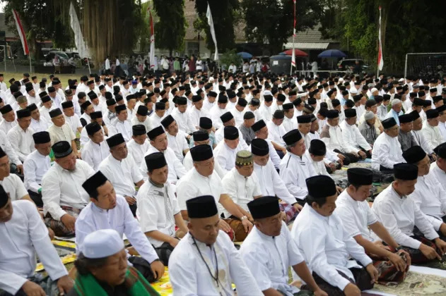 Kemarau Belum Usai, Ribuan Santri di Sleman Tumplek Blek Bermunajat Minta Hujan