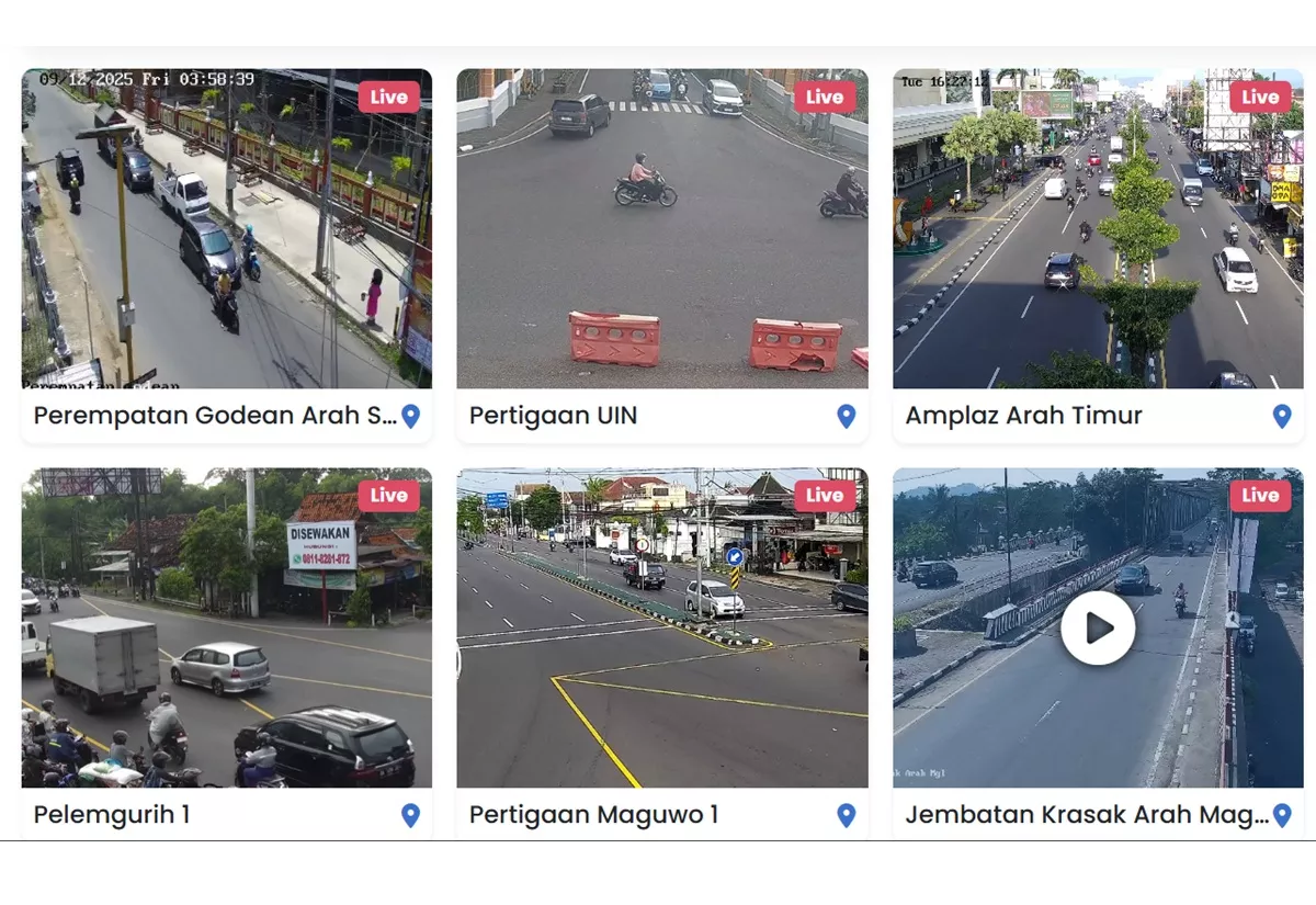 Warga Sleman Wajib Tahu! CCTV Jalan Bisa Dipantau Langsung Lewat HP