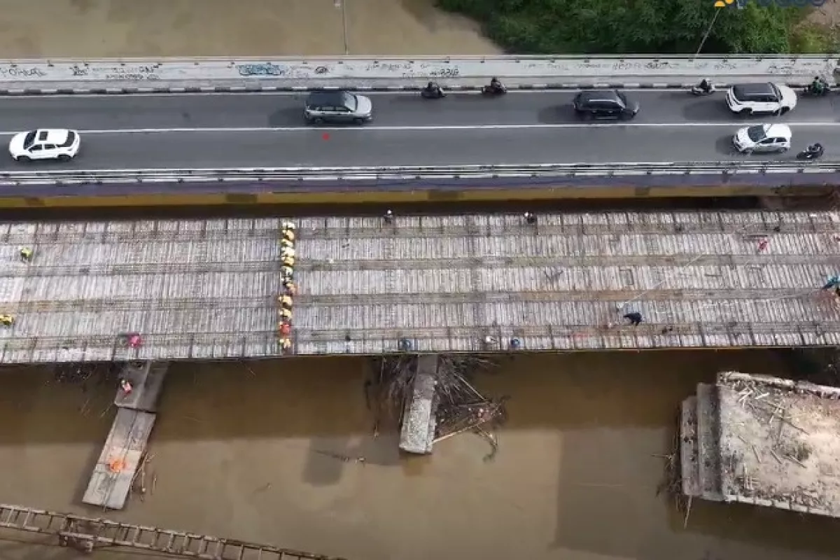 Spesifikasi Jembatan Kemang Pratama Bekasi, Pembangunan Mencapai 92 Persen