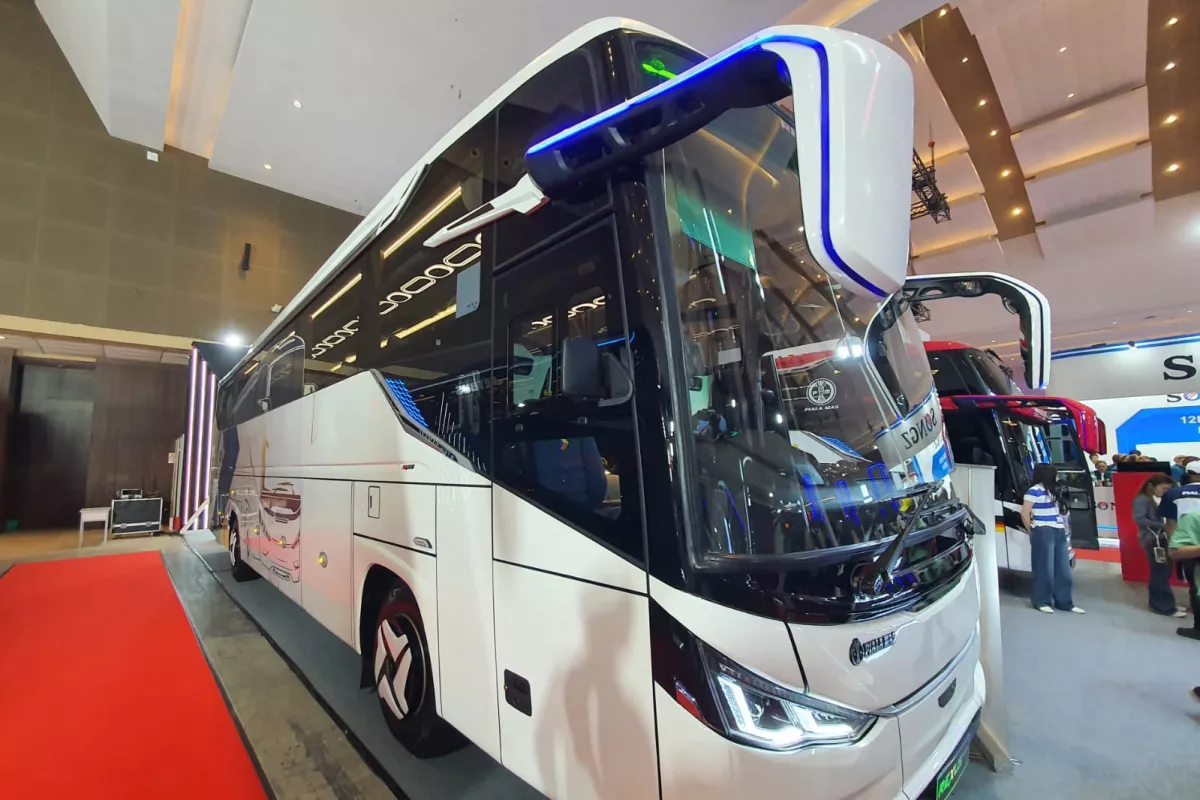 DAMRI Upgrade Bus Lintas Negara, Gunakan Sasis Hino dan Bodi Rexus Piala Mas
