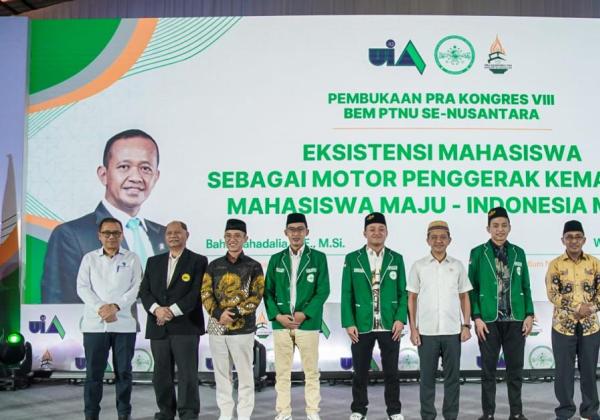 Di Hadapan BEM PTNU se-Nusantara, Bahlil Dorong Mahasiswa untuk Jadi Pengusaha