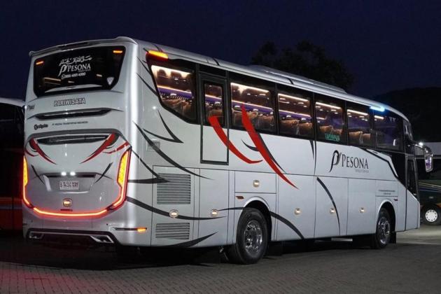 PO Pesona Luncurkan Bus Pariwisata JetBus 5 Terbaru Bermesin Hino RM280 Air Suspensi 