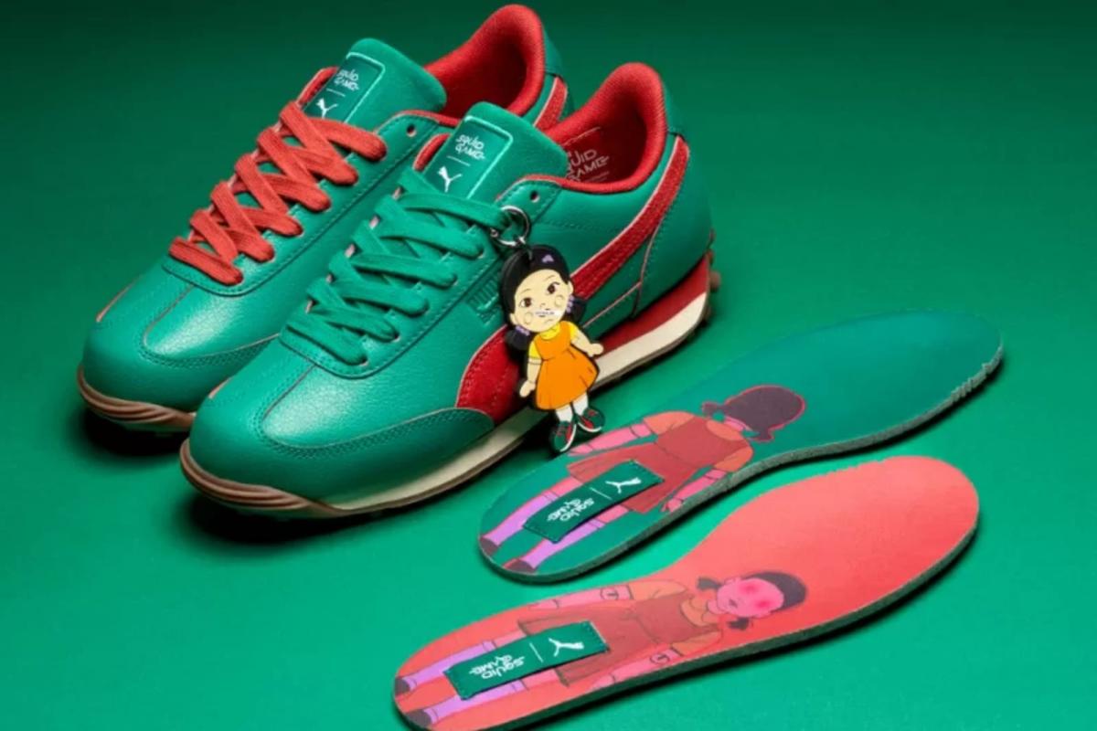 Tampil Sangat Sporty, Puma Luncurkan Sepatu Baru Kolaborasi dengan Squid Game
