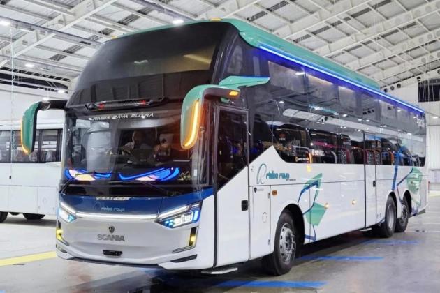 Rimba Raya Rilis Bus Menggunakan Bodi Legacy SR3 Neo Panorama Bermesin Scania...