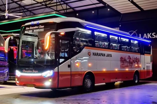 Melayani 2 Kelas dalam 1 Bus, PO Harapan Jaya Hadirkan Bus Legacy SR3 Neo XHD Baru