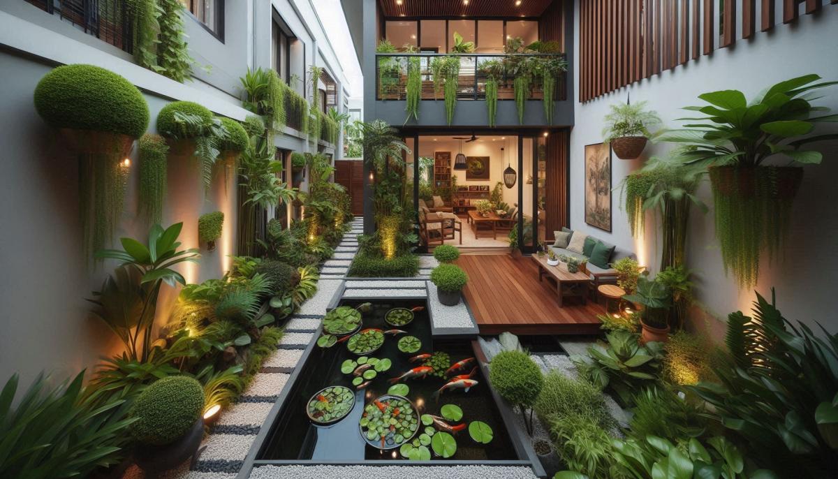 Desain Taman dan Lanskap Rumah dengan Sentuhan Alam untuk Ruang Outdoor yang Menawan