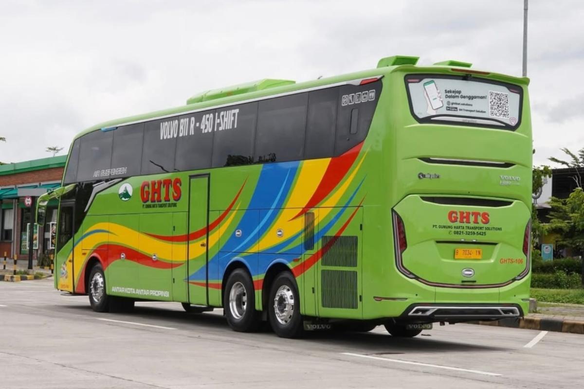 Gunakan Mesin Volvo B11R, PO Gunung Harta Rilis Armada Jetbus 5 UHD Adiputro  101213