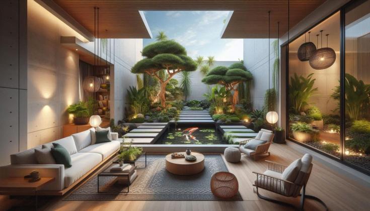 10 Inspirasi Taman Belakang Rumah untuk Relaksasi: Stres Berkurang, Lingkungan Sejuk
