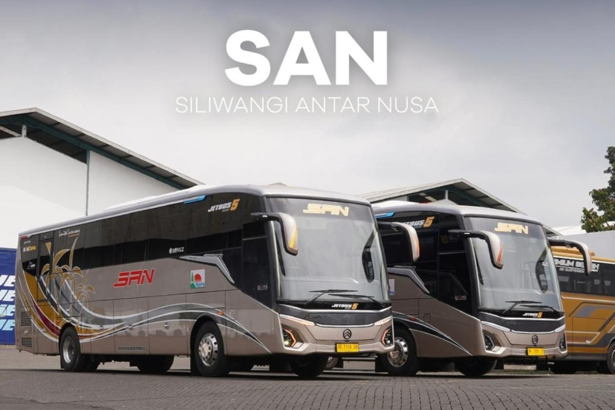 PO SAN Luncurkan 2 Bus Terbaru JetBus 5 Karoseri Adiputro Bermesin Golden Dragon