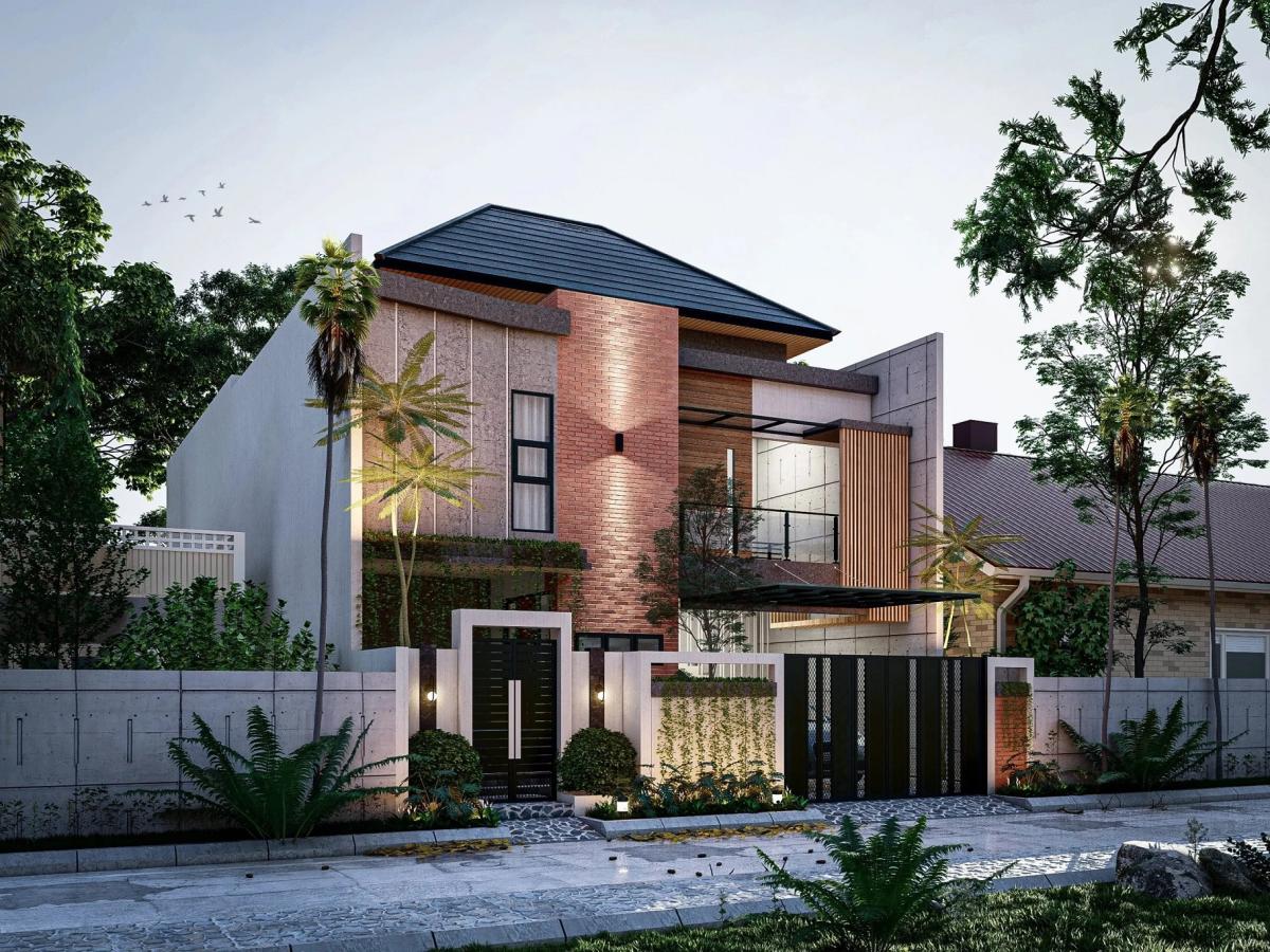 Rumah Kontemporer 2 Lantai: Desain Modern yang Fungsional dan Estetis
