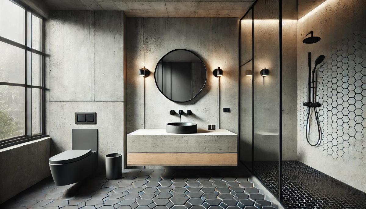 7 Inspirasi Desain Kamar Mandi Minimalis Gaya Industrial: Unik dan Fungsional