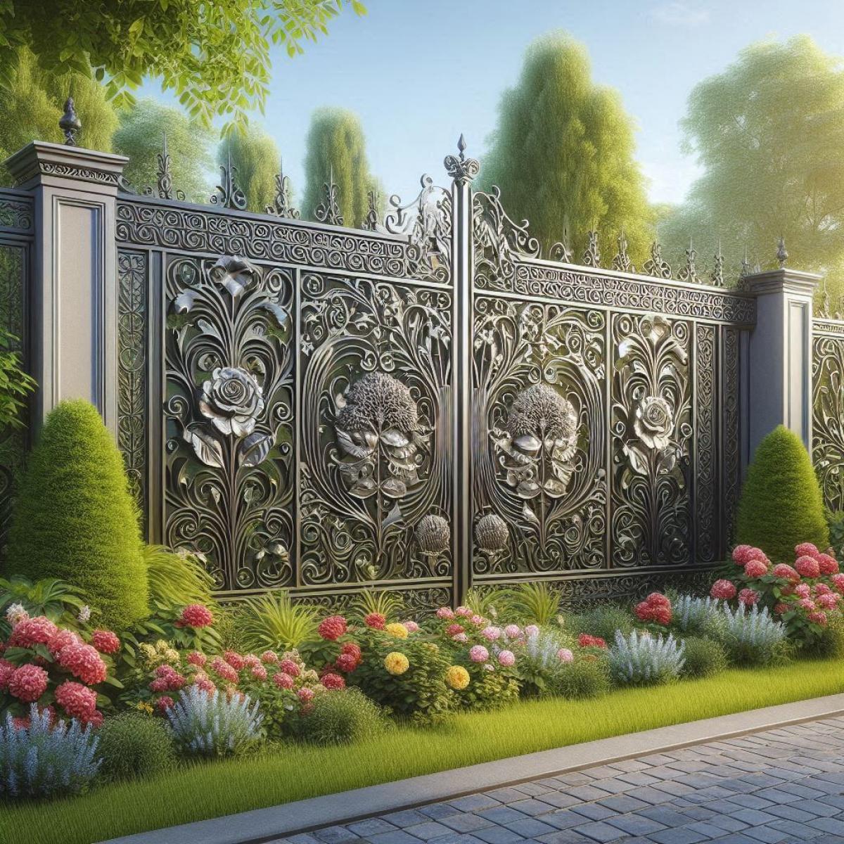 10 Ide Desain Pagar Besi Minimalis untuk Hunian Modern dan Elegan