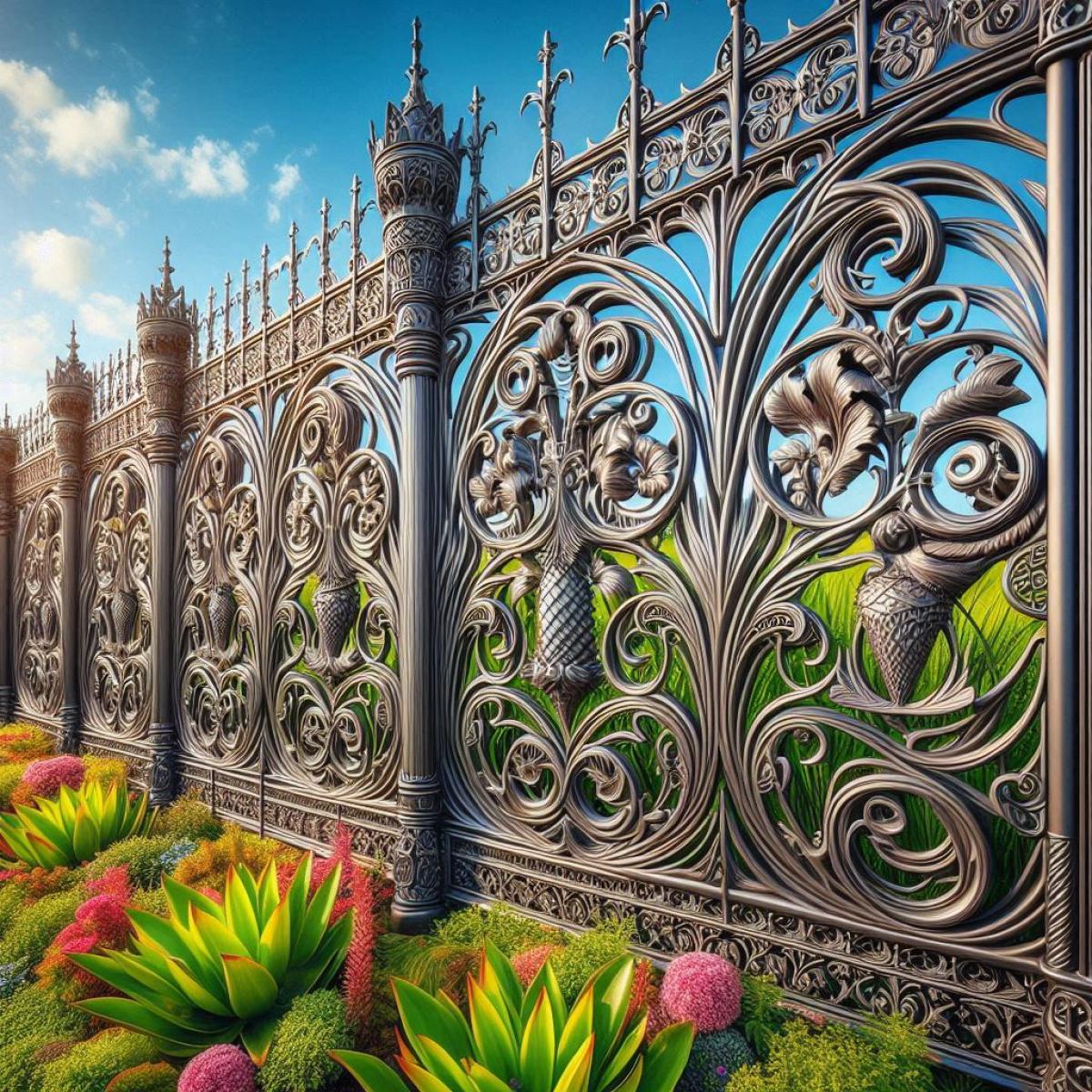 10 Ide Desain Pagar Besi Minimalis untuk Hunian Modern dan Elegan