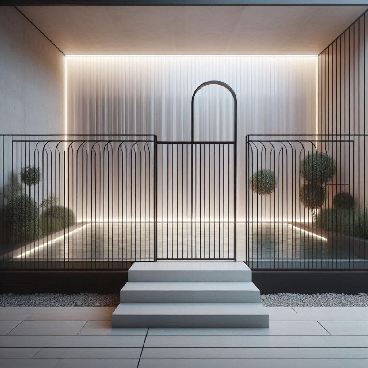 10 Ide Desain Pagar Besi Minimalis untuk Hunian Modern dan Elegan