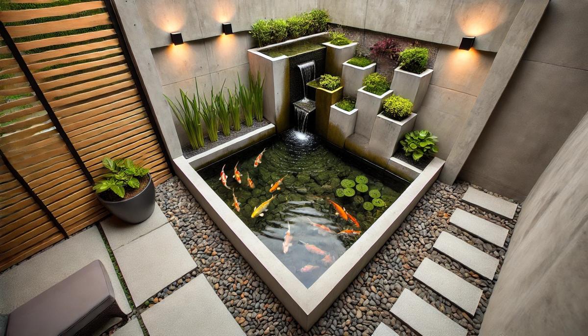 10 Inspirasi Kolam Ikan Hias Minimalis: Cocok untuk Lahan Sempit