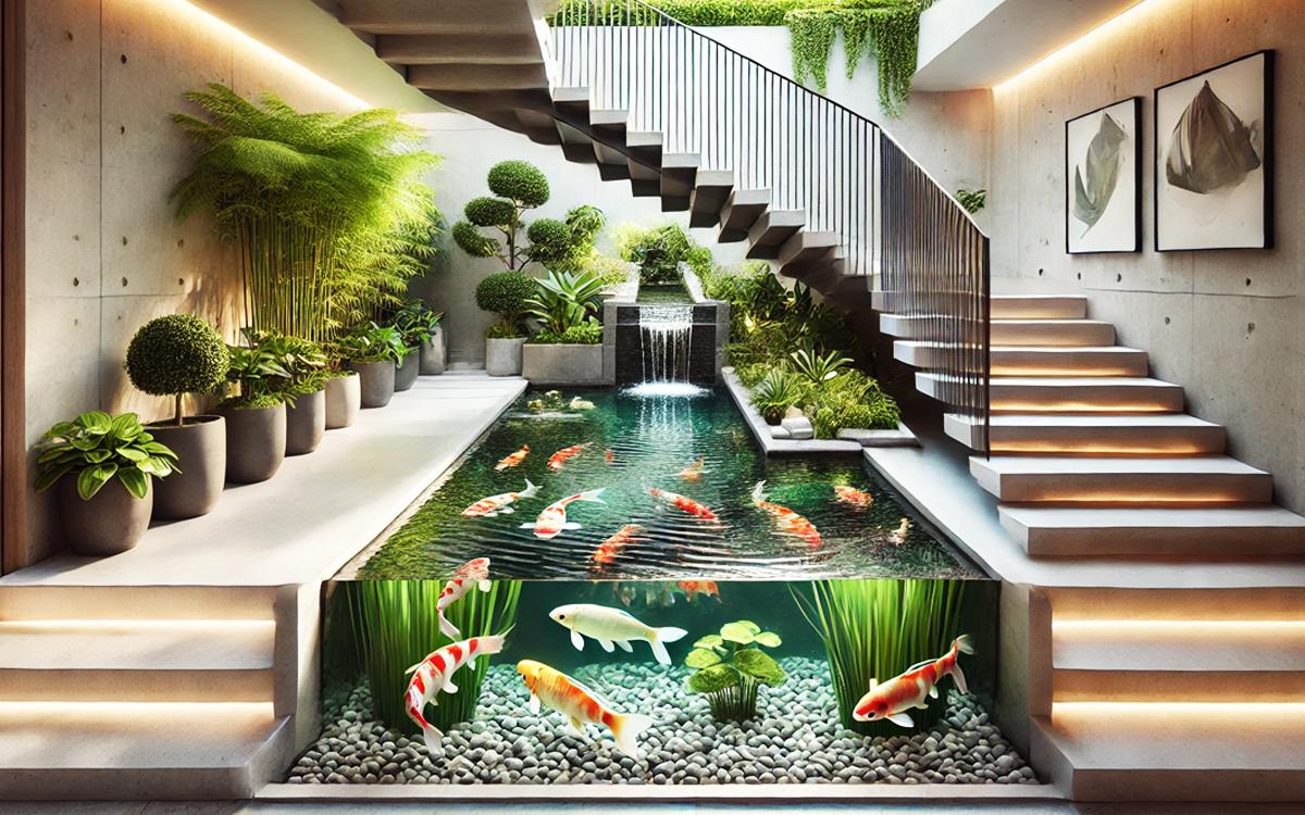 6 Inspirasi Kolam Ikan dalam Rumah: Bisa Kurangi Stres dan Bikin Hunian Makin Nyaman!