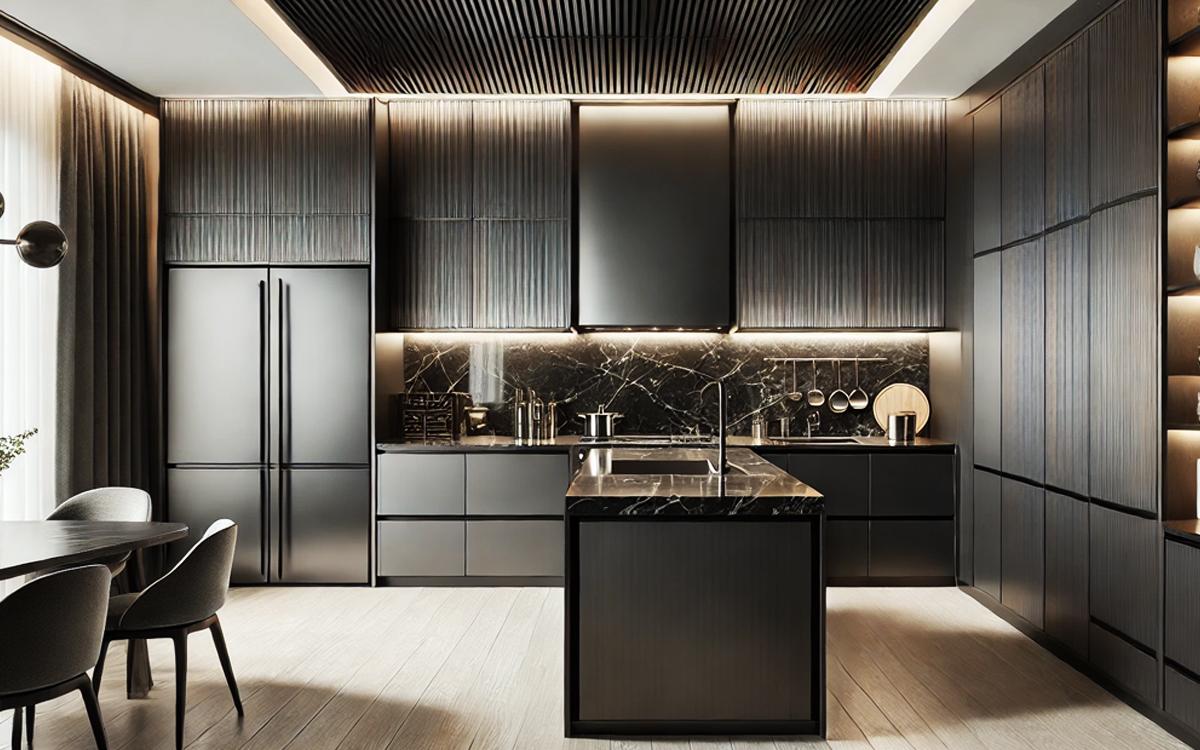 5 Inspirasi Kitchen Set Aluminium Hitam: Dapur Makin Stylish, Mewah, dan Fungsional!