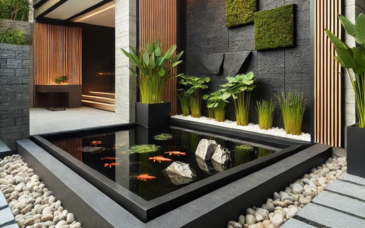 7 Inspirasi Desain Kolam Ikan Minimalis Batu Alam: Hunian Makin Asri dan Elegan!