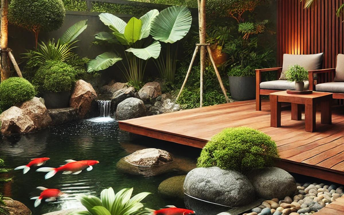 7 Inspirasi Desain Kolam Ikan Minimalis Batu Alam: Hunian Makin Asri dan Elegan!