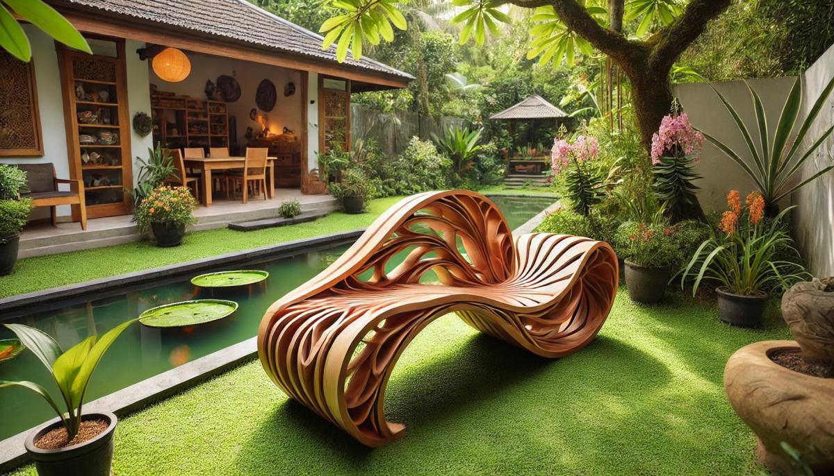 Inspirasi Kursi Taman Kayu Unik untuk Sentuhan Artistik yang Menawan