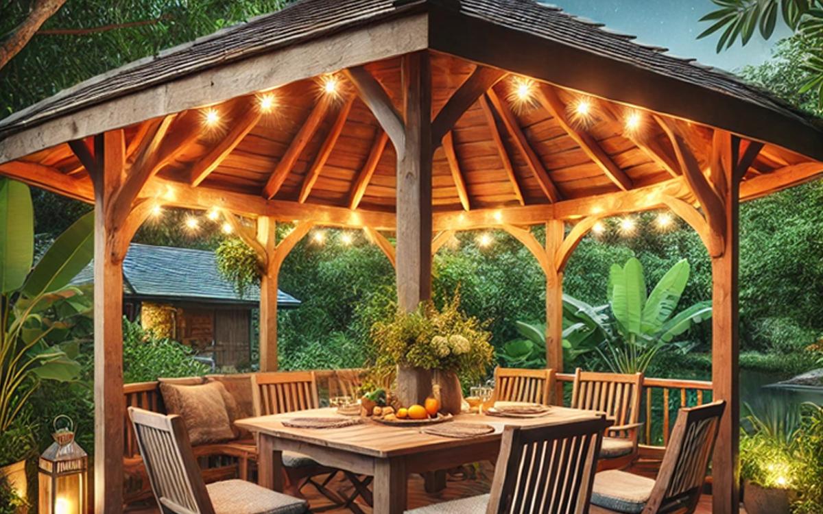 6 Inspirasi Gazebo Kayu yang Estetik dan Nyaman untuk Hunian Anda!