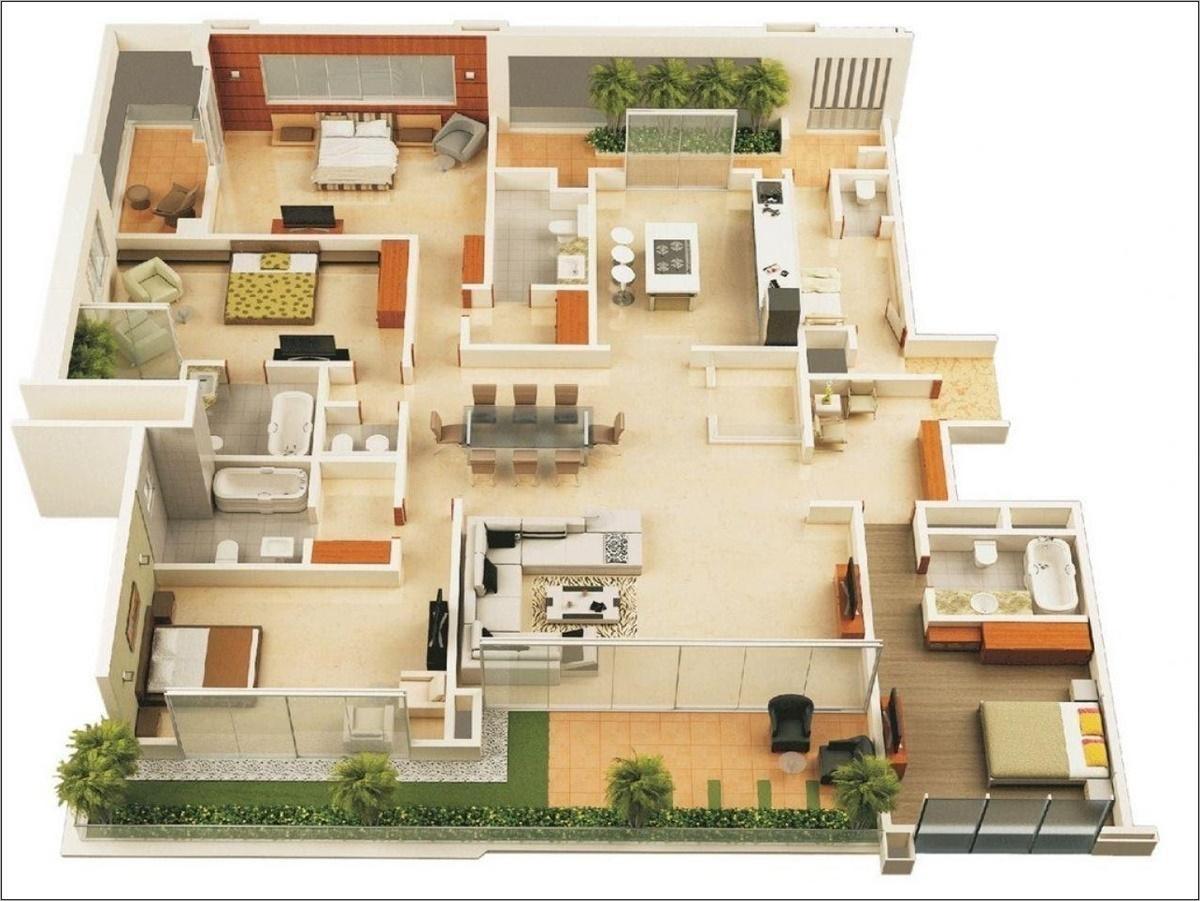 5 Denah Rumah Open Space Terpopuler 2025: Desain Modern dan Fungsional