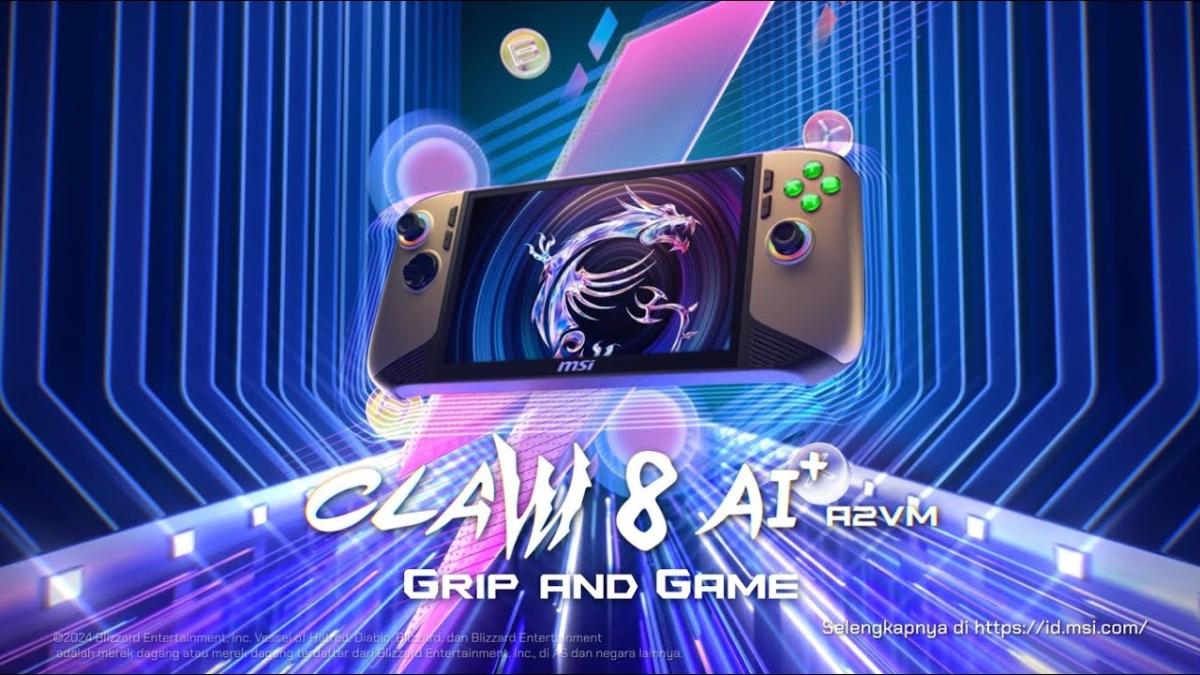 MSI Claw 8 AI+ A2VM: Handheld Gaming Canggih dengan Thunderbolt 4