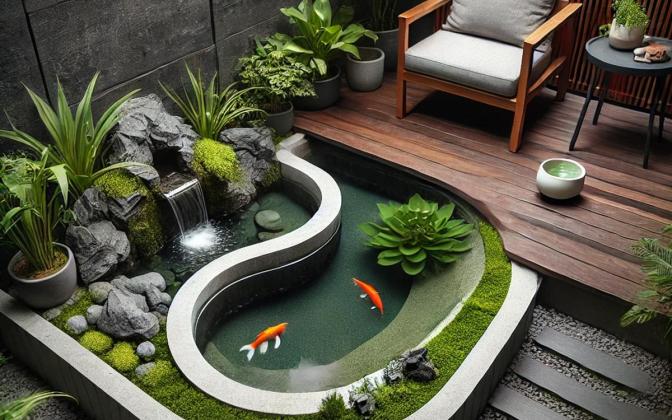 5 Ide Kolam Ikan Minimalis Halaman Belakang: Santai Makin Nyaman Tak Perlu Lahan Luas!