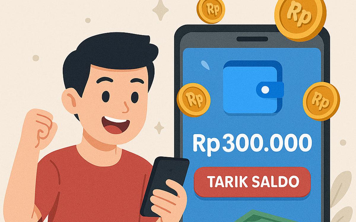 Modal HP Dapat Saldo DANA Gratis Rp300.000? Aplikasi Penghasil Uang Ini Ramai Diburu Warganet!