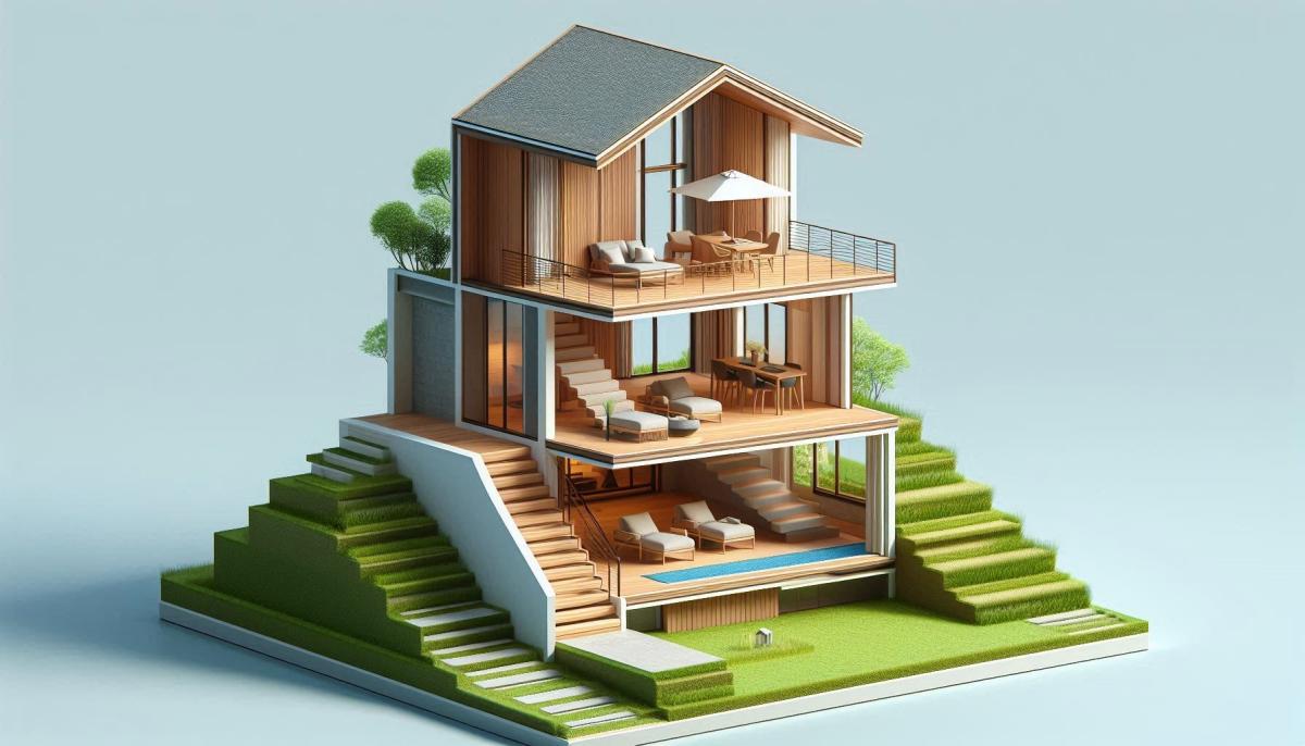 Mengenal Rumah Minimalis Split-level: Solusi Kreatif untuk Tanah Miring