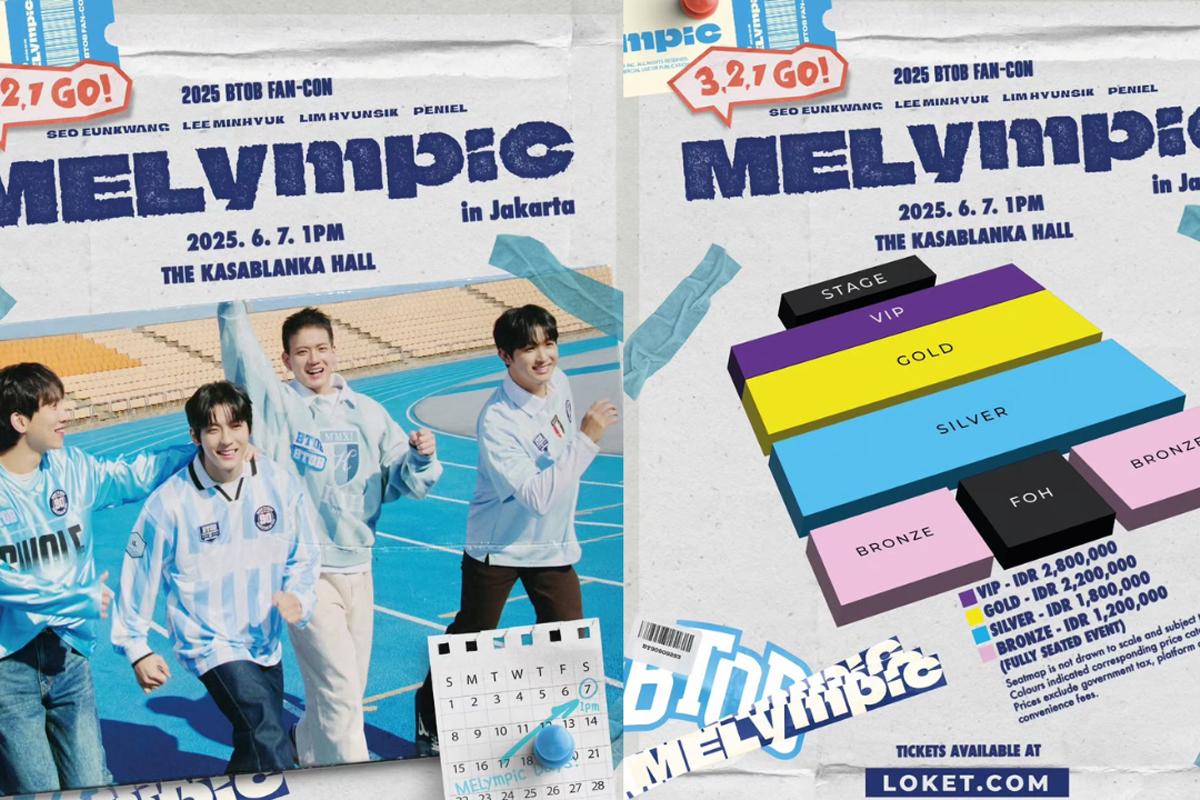 MELODY! BTOB Siap Ramaikan Jakarta dengan Fancon 'MELympic' Juni 2025