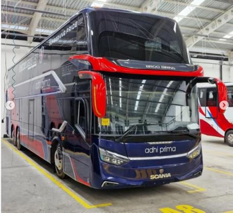 Intip Mewahnya Bus Double Decker PO Adhi Prima, Serasa Naik First Class!