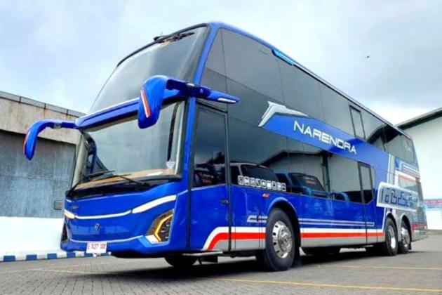 Naik Bus Sultan, Intip Layanan Mewah Emperor Suite PO Narendra Double Decker 