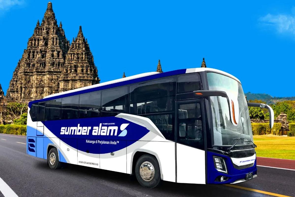 50 Tahun Mengaspal, PO Bus Sumber Alam Merebranding Ganti Livery! 