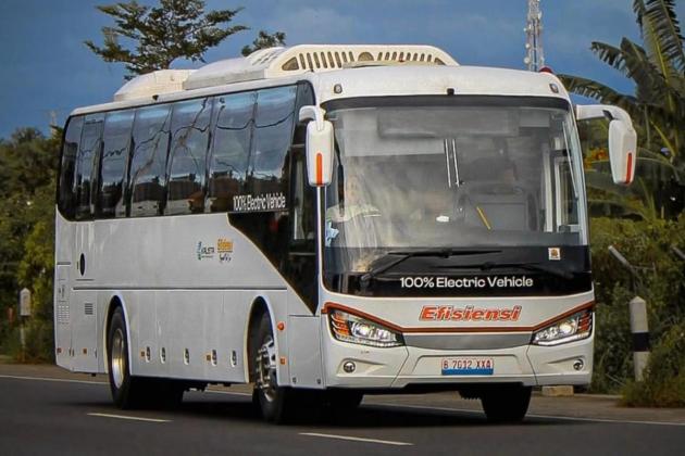 Lebih Hijau, Ini Hasil Uji Coba Bus Listrik PO Efisiensi dengan Rute Cilacap - Yogyakarta 