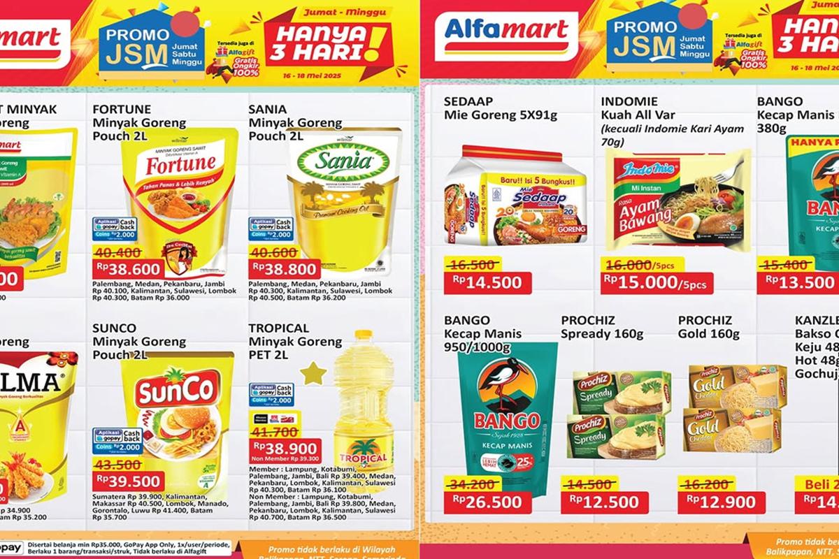 Promo JSM Alfamart 16-18 Mei 2025: Diskon Gila-gilaan untuk Kebutuhan Sehari-hari!