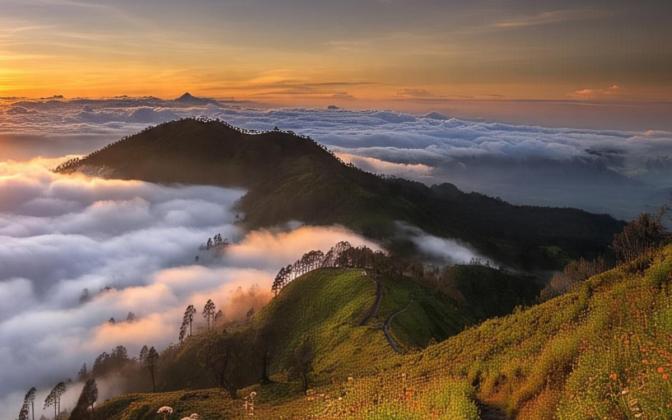 Cerita Mistis Gunung Lawu yang Wajib Diketahui: Tak Hanya Indah, Tapi Penuh Misteri!