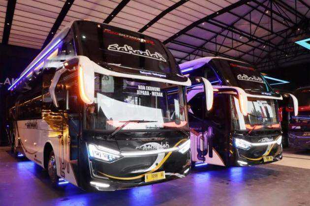PO Sahaalah Rilis Bus Legacy SR3 Neo Suites Class, Pake Nama Pebalap MotoGP 