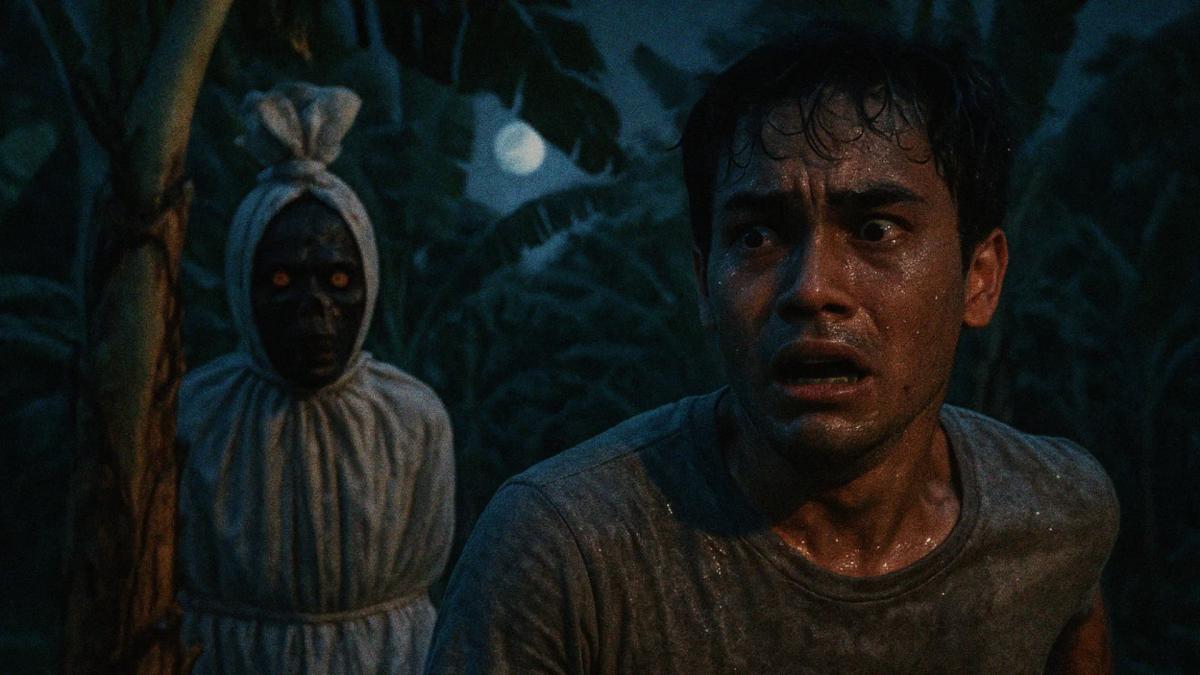 Cerita Horor Kisah Nyata: Penampakan Hantu Pocong Wajah Gosong di Kebun Pisang