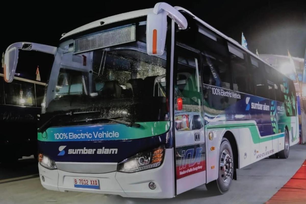 Spesifikasi Bus Listrik PO Sumber Alam, Kini Melayani Rute Yogyakarta - Bekasi