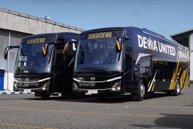 Dewa United FC Rilis JetBus 5 Mewah, Pakai Sasis Premium Mercedes Benz