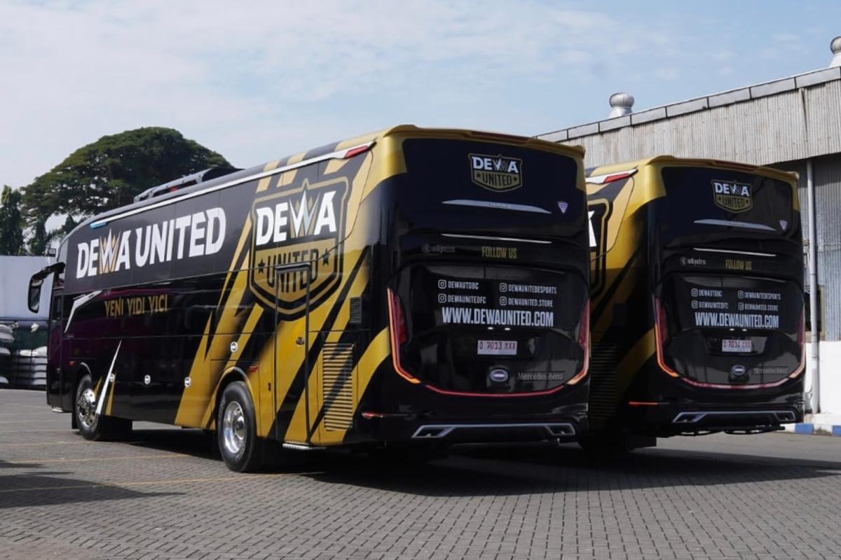 Dewa United FC Rilis JetBus 5 Mewah, Pakai Sasis Premium Mercedes Benz 082633