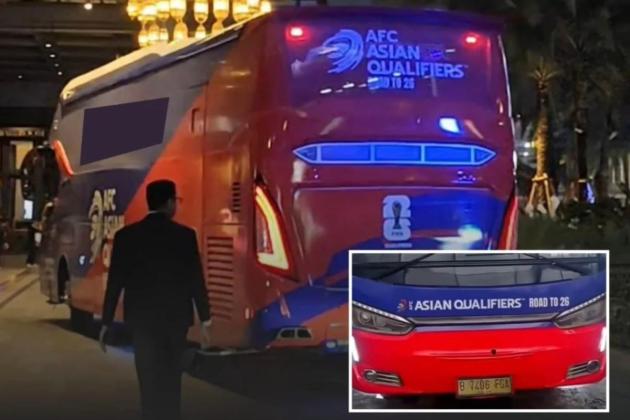 Super Mewah, Ini Spesifikasi Terlengkap Bus Timnas China Selama di Indonesia