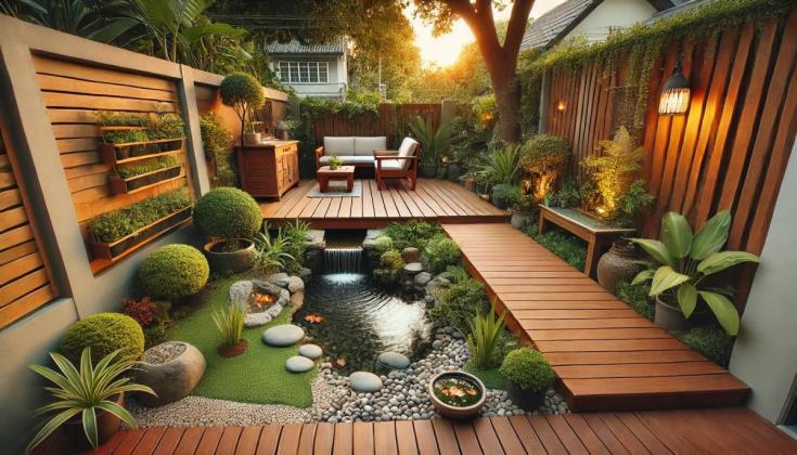 Ide Taman Belakang Rumah yang Modern dan Estetis tanpa Keluar Biaya Besar