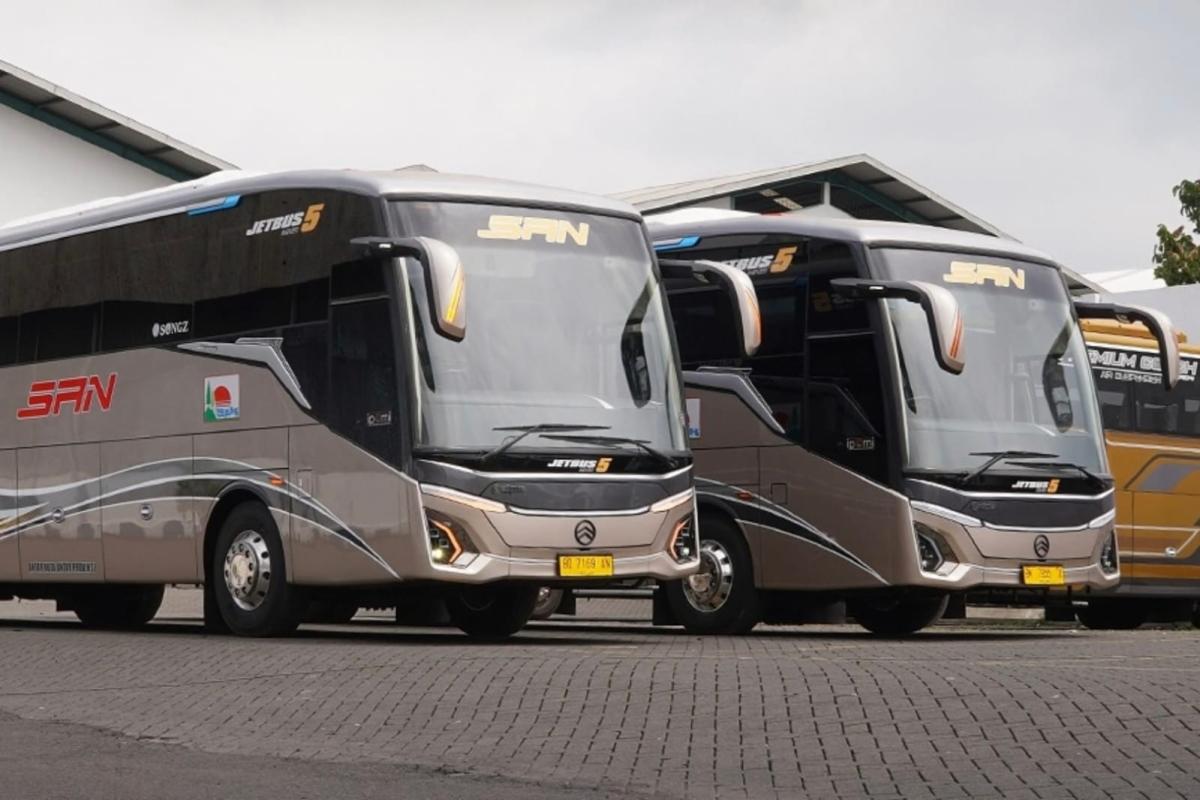 Melihat JetBus 5 PO SAN yang Gunakan Mesin Golden Dragon, Kombinasi Baru Super Keren